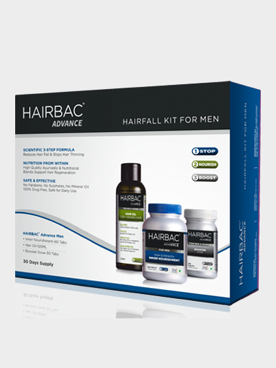 HAIRBAC ADVANCE HAIRFALL KIT for MEN